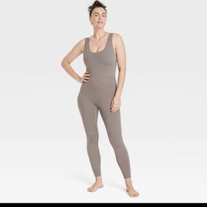 all in motion Taupe Active Jumpsuit